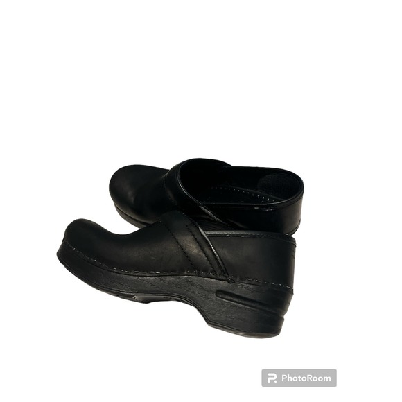 Dansko Professional Ebony Black Leather Clogs Women’s Size‎ 36 US 5.5 - Picture 3 of 8